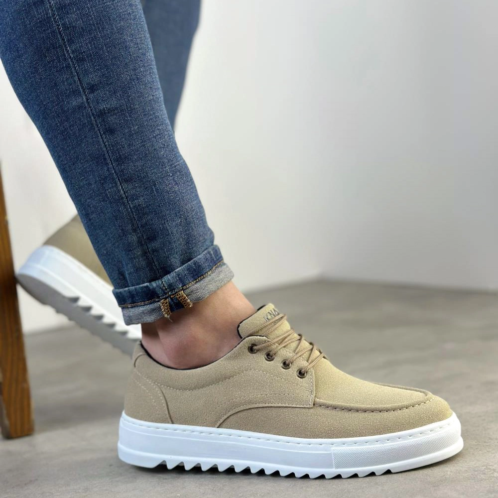 Mens Casual Shoes - Beige - T12