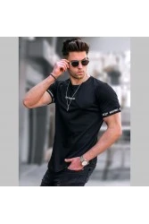 Mens T-shirt - Black - 4461