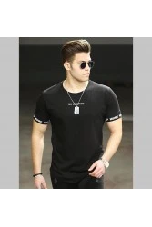 Mens T-shirt - Black - 4461
