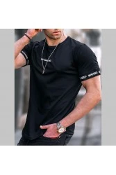 Mens T-shirt - Black - 4461