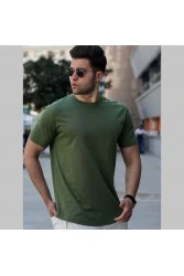 Mens T-shirt - Khaki - 4951