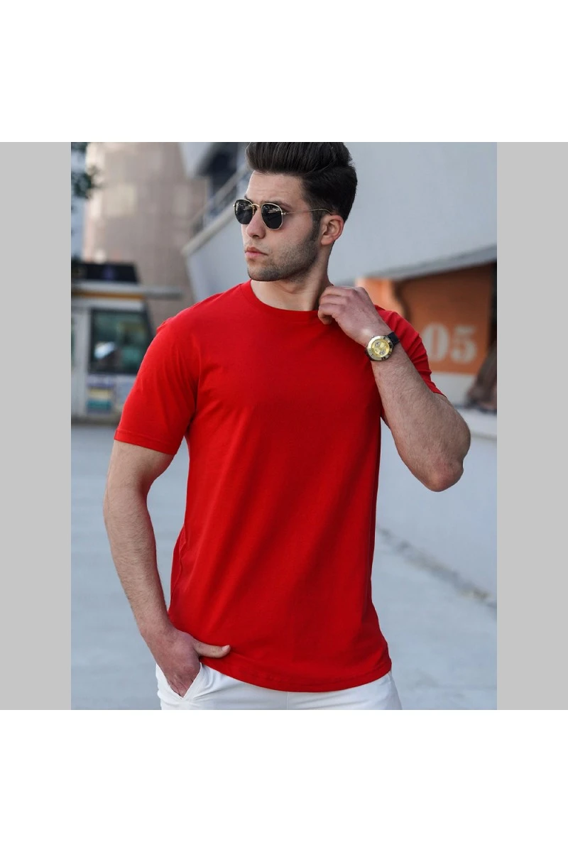 Mens T-shirt - Red - 4951