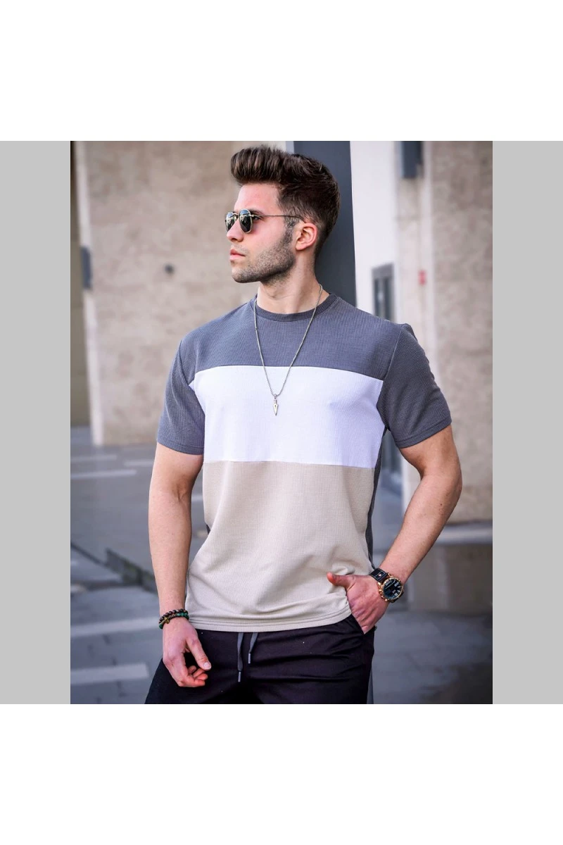 Mens T-shirt - Dark Gray - 5826