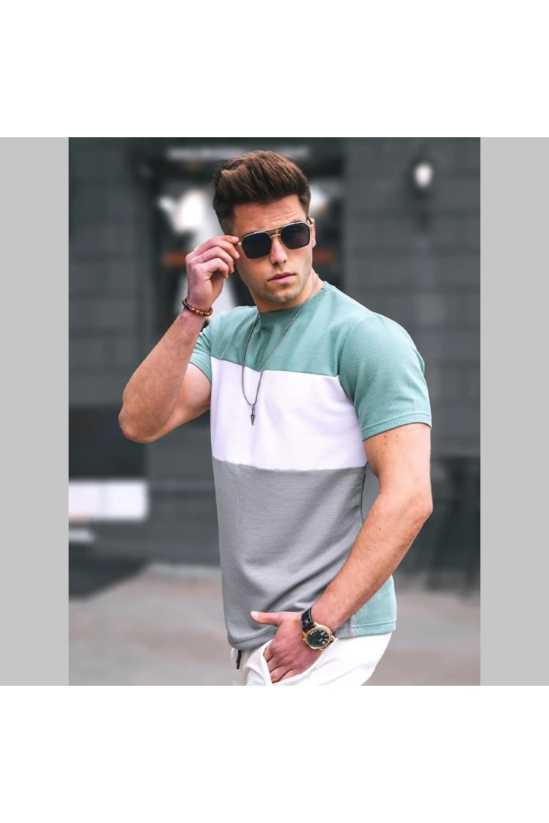 Mens T-shirt - Green - 5826