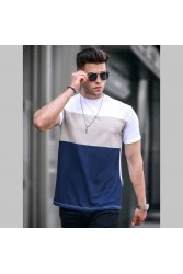 Mens T-shirt - White - 5826