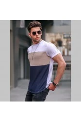 Mens T-shirt - White - 5826