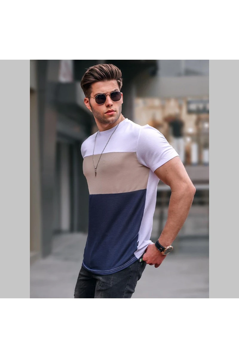 Mens T-shirt - White - 5826