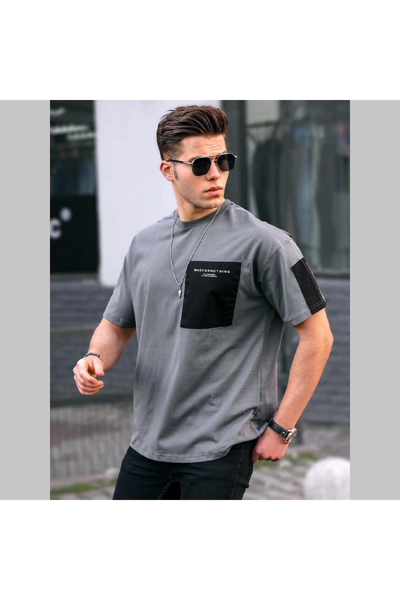 Mens T-shirt - Dark Gray - 5832