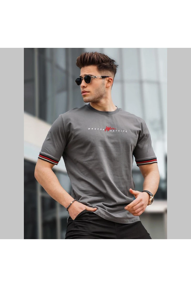 Mens T-shirt - Dark Gray - 5849