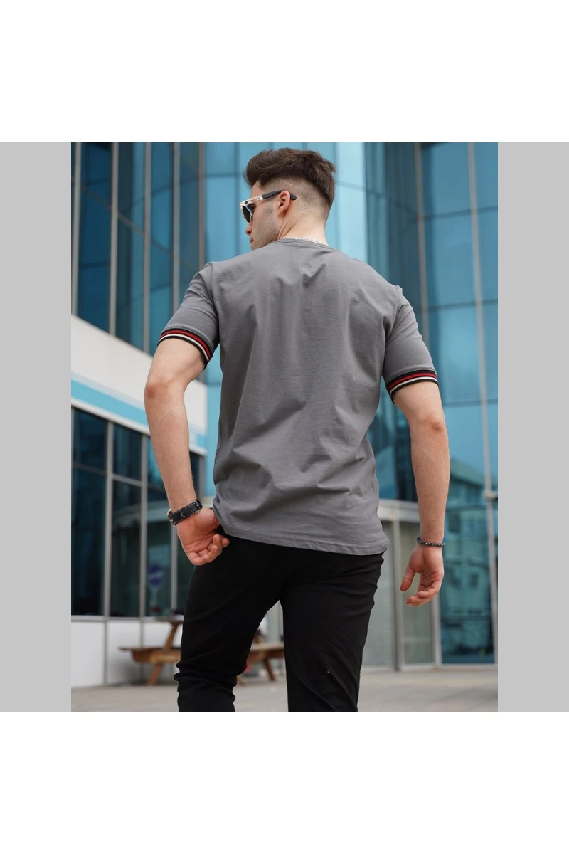 Mens T-shirt - Dark Gray - 5849