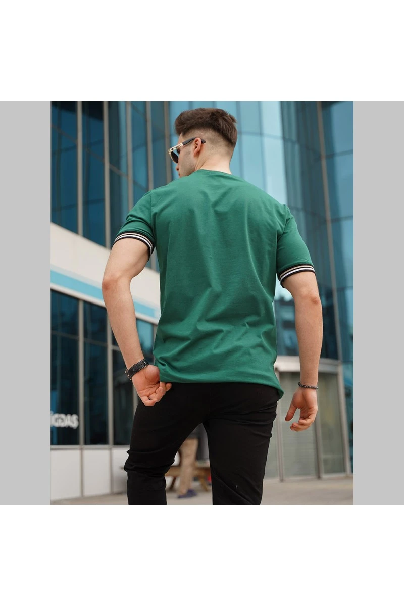 Mens T-shirt - Green - 5849