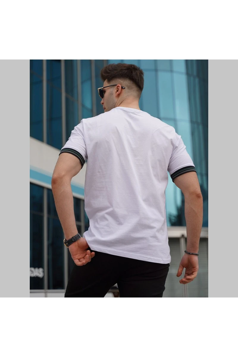 Mens T-shirt - White - 5849