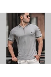 Mens T-shirt - Gray - 9281