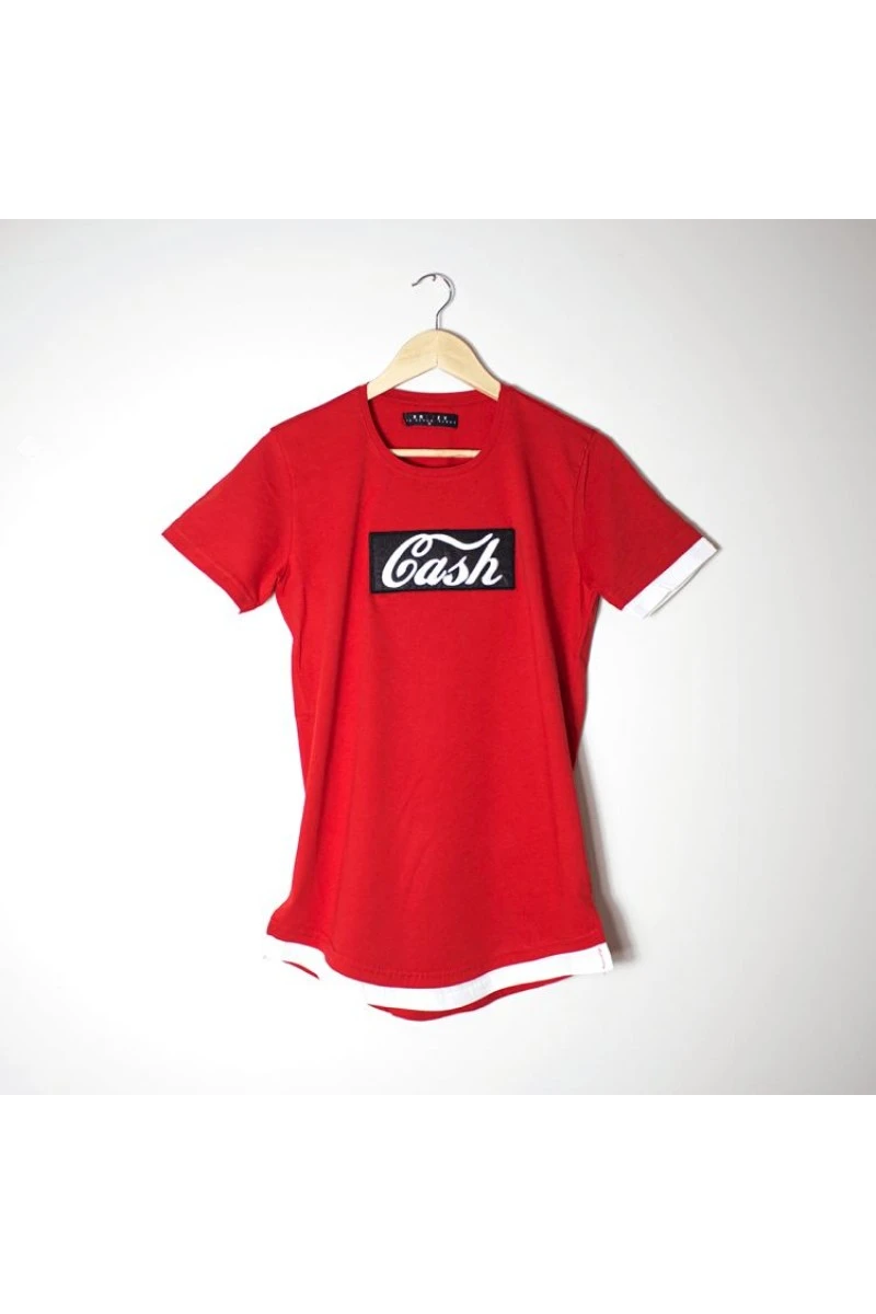 Men's T-shirt  - Red - Cash