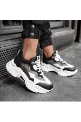 Women&rsquo;s Sneakers - Black Gray - DS.PMD239K2110