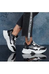 Women&rsquo;s Sneakers - Black Gray - DS.PMD239K2110