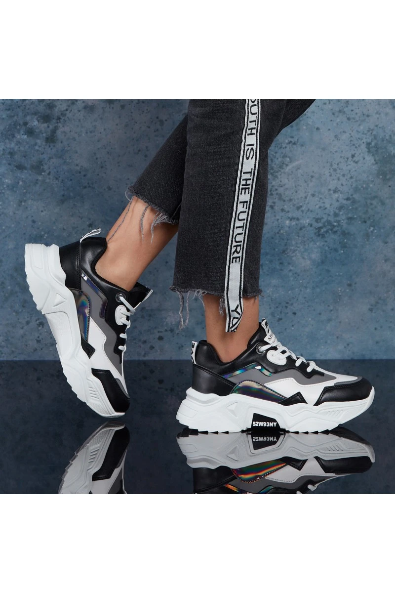 Women&rsquo;s Sneakers - Black Gray - DS.PMD239K2110