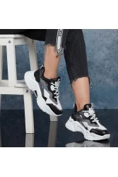 Women&rsquo;s Sneakers - Black Gray - DS.PMD239K2110