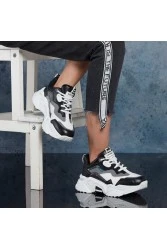 Women&rsquo;s Sneakers - Black Gray - DS.PMD239K2110