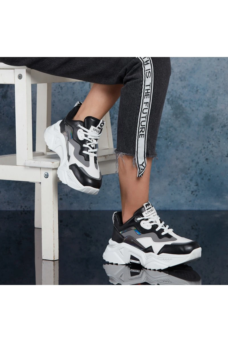 Women&rsquo;s Sneakers - Black Gray - DS.PMD239K2110