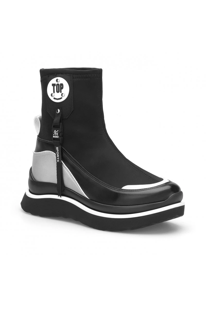 Women's Boots - Black White - DS.TPG