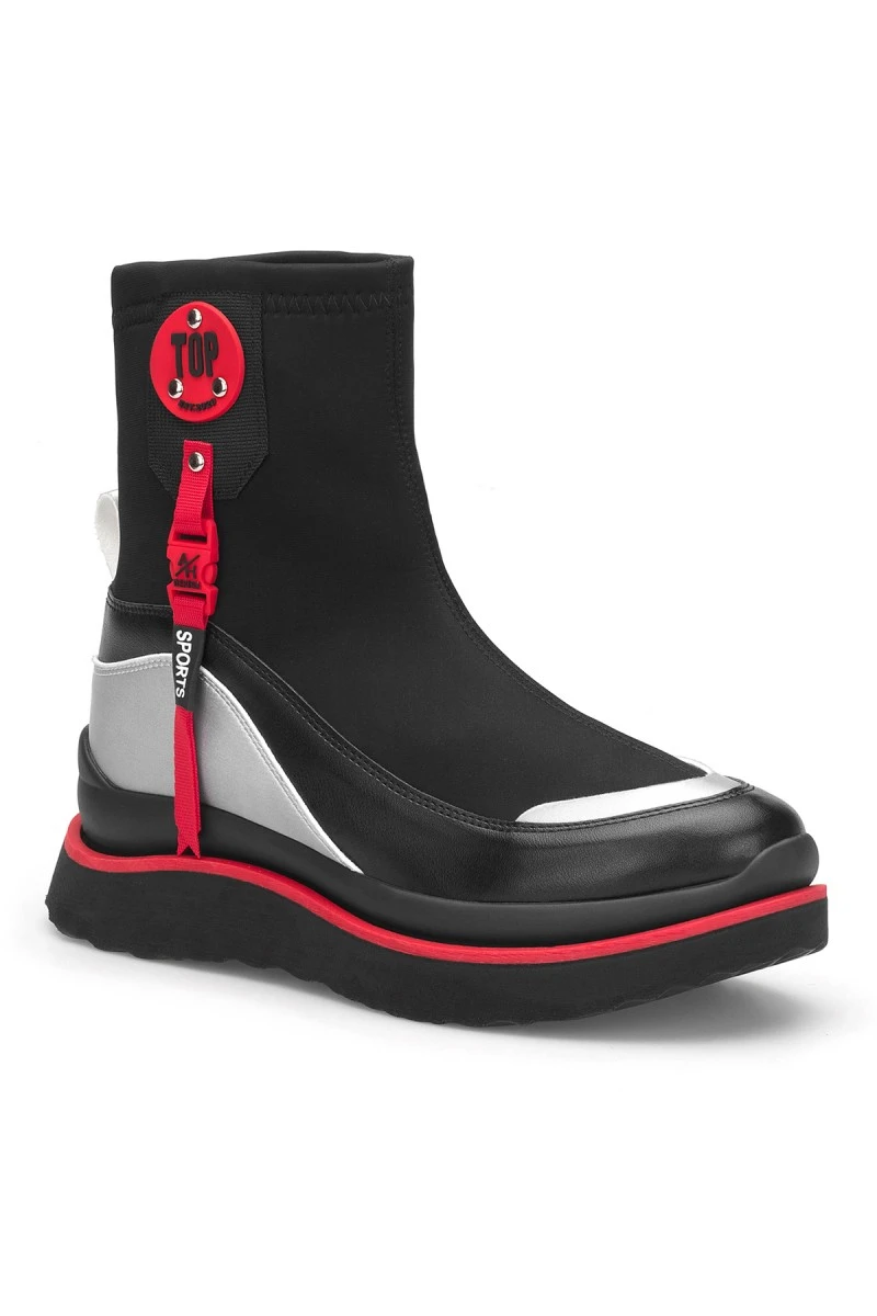 Women's Boots - Black Red - DS.TPG