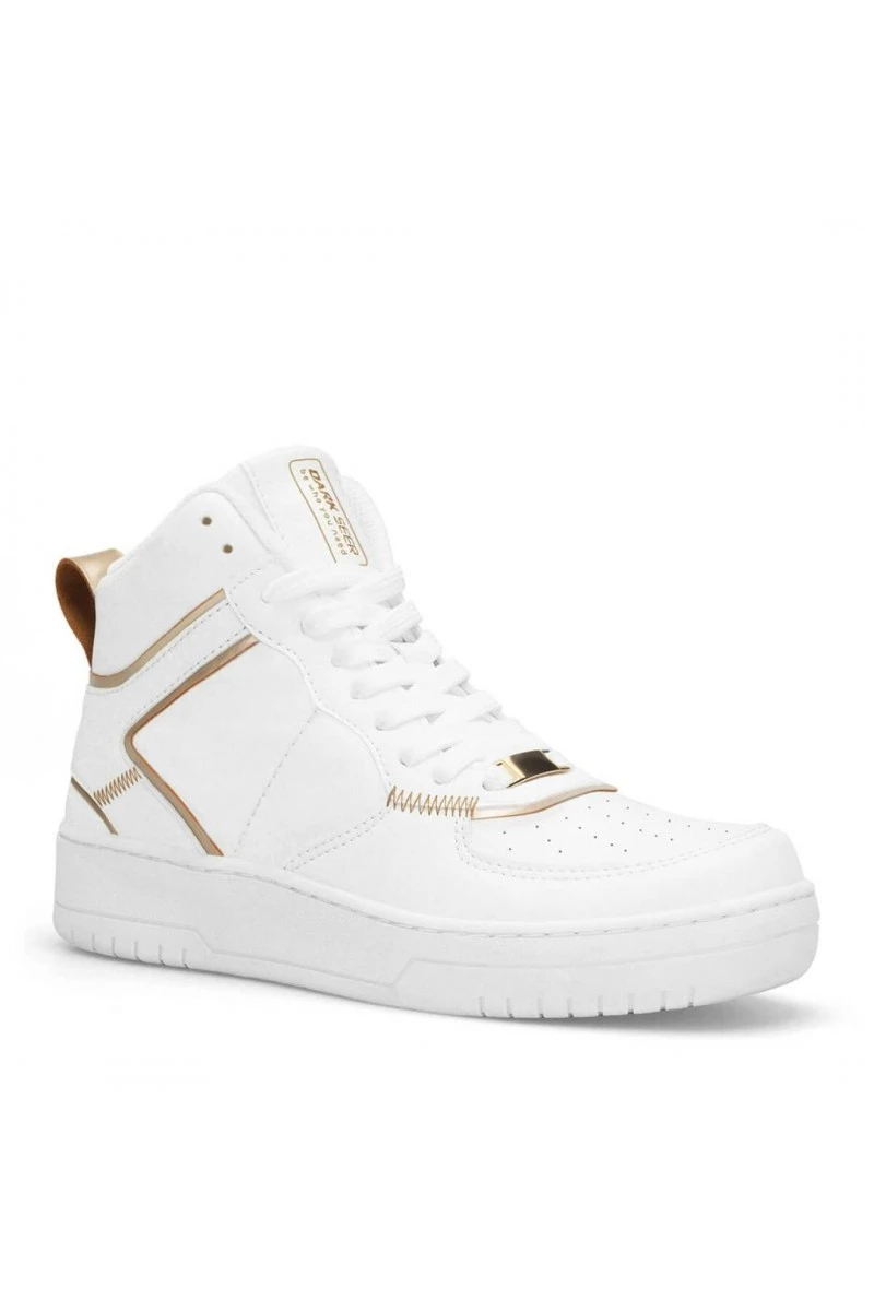 Women's High Top Sneakers - White - DS Maya
