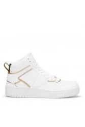 Women's High Top Sneakers - White - DS Maya