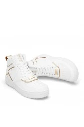 Women's High Top Sneakers - White - DS Maya