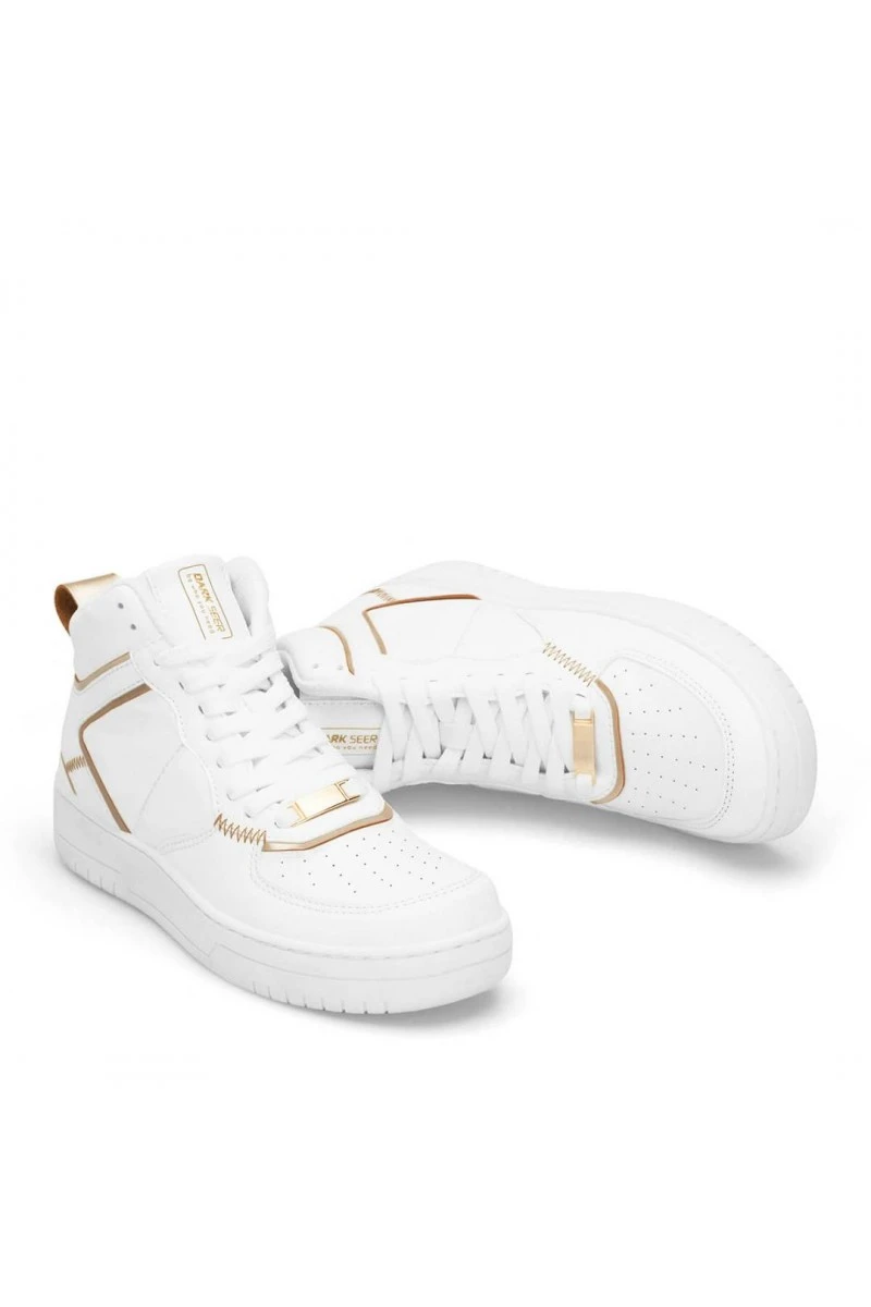 Women's High Top Sneakers - White - DS Maya