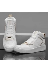 Women's High Top Sneakers - White - DS Maya