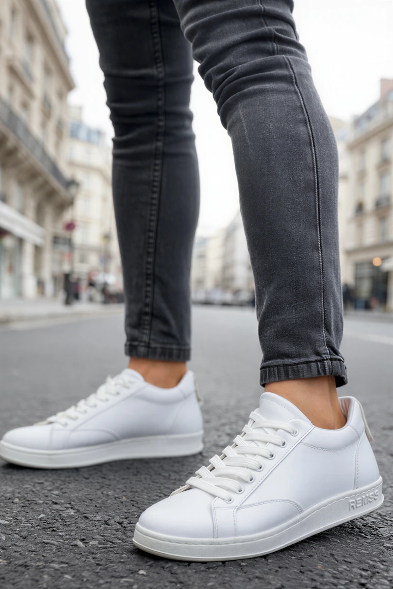 Mens Sneakers - White - 611